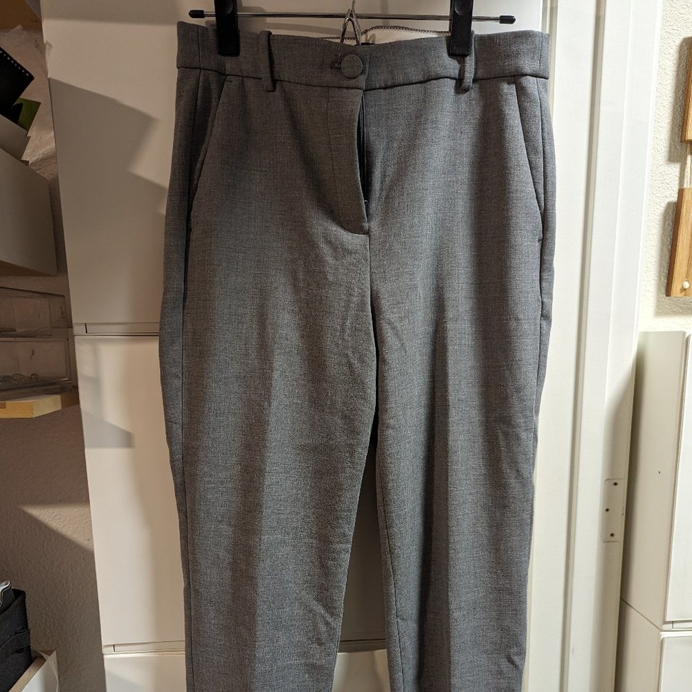 J.Crew High-rise Cameron pant in four-season stretch. Gray. Size 8. EUC